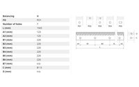 Sada mlatek (L+P) L=1565mm (2ks) - 
