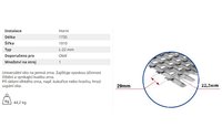 Žaluziové síto - horní (L-22mm) - 
