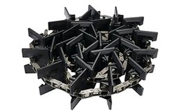Elevátor. řetěz 38,4VB - 164 čl. - 40 lopatek - 6298 mm