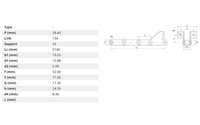 Elevátor. řetěz 134 čl. - 33 lopatek - 5146 mm - 