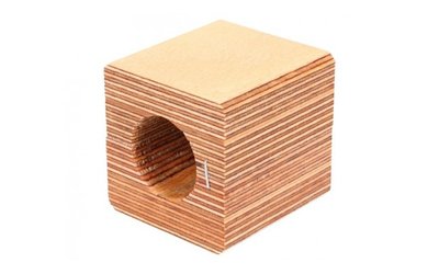 Dřevěné ložisko 60x63 mm - Ø 32 mm - 