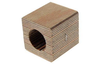 Dřevěné ložisko 60x60x60 mm - Ø 36 mm - 