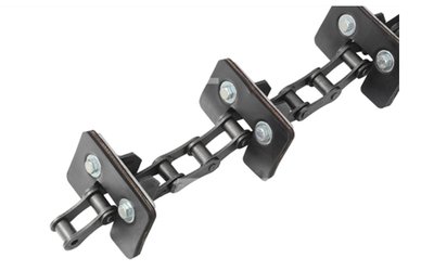 Elevátor. řetěz 168 čl. - 42 lopatek - 6451 mm - 