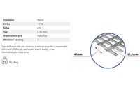 Žaluziové síto - horní (L-32mm) - 