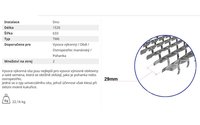 Žaluziové síto - spodní - 1536x633 mm (BP6) - 