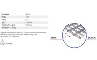 Žaluziové síto - horní (L-32mm) - 