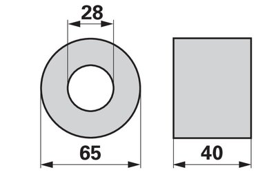 Dřevěné pouzdro 65 x 28 x 40 mm - 