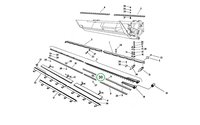 Žabka - horní drážkování C10 - Fortschritt E 516