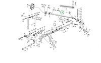 Hřídel - záběr stroje 4,2 m - Fortschritt E 514