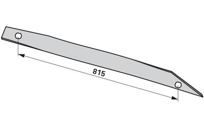 Pásek odhrnovačky pravý, I Pöttinger 041872B - 