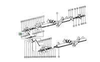 Válečkový řetěz 20B1x65 článků - Rozmetadlo RMA-8