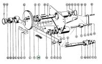 Válečkový řetěz 12B-2 x 57 článků - Rozmetadlo RU-5