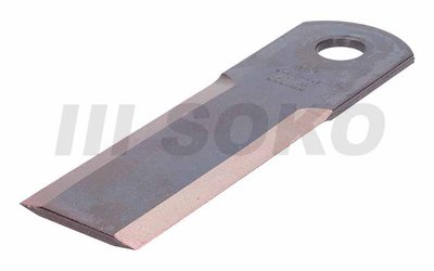 Nůž hladký 173x50x4 mm - Ø 18,1 mm - 