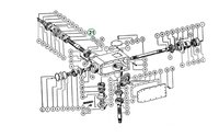 32209 - Jednořadé kuželíkové ložisko - Rozmetadlo RMA-8