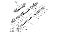 Válec řízení B2-40/18x250 - Sklízecí řezačka E281