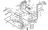 Rozvaděč - cestný ventil 6 B - Fortschritt E 514