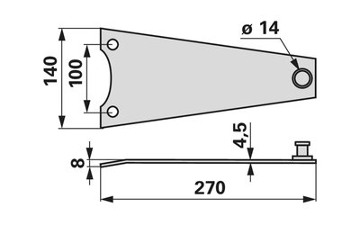 Držák nože JF3278160X - 