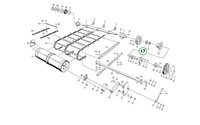 6015 RS - Jednořadé kuličkové ložisko, jednostranně kryté pryžovým těsněním - Fortschritt E 525