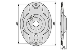 Žací disk FELLA 136253