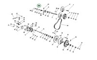 6205 RS - Jednořadé kuličkové ložisko s jednostranným těsněním - Fortschritt E 516