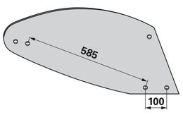  Odhrnovačka pravá Överum 165 84031