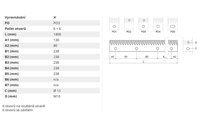 Sada mlatek (P+P) L=1400mm (2ks) - 