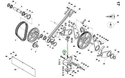 Šroub - Rozmetadlo RUR-60