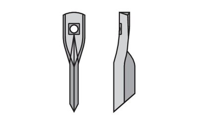 Špička pro pera kultivátoru 32 x 10/12 mm - 