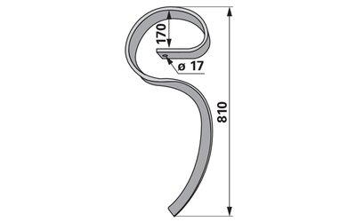  Pero kombinátoru 80 x 12 x 805 mm, montážní výška 610 mm 80x12x805 montážní výška 610 - 