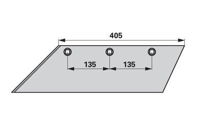  Ostří pravé, síla 11 mm Lemken 3352134, 3352034 - 