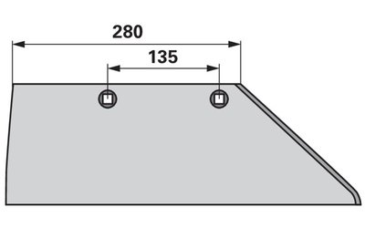  Ostří pravé Lemken 3352120 - 