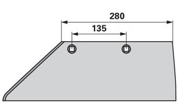  Ostří levé Lemken 3352121