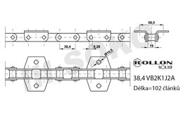 Samostatný řetěz CLAAS 610589