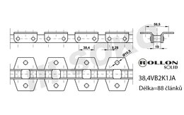 Samostatný řetěz CLAAS 603741