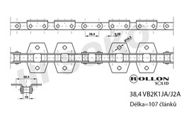 Samostatný řetěz CLAAS 520033