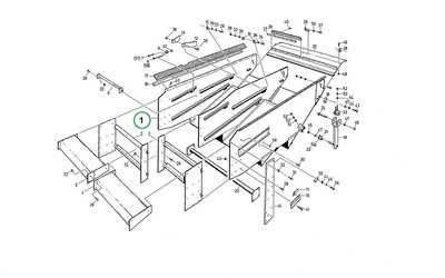 Sítová skříň - kompletní - Fortschritt E 527