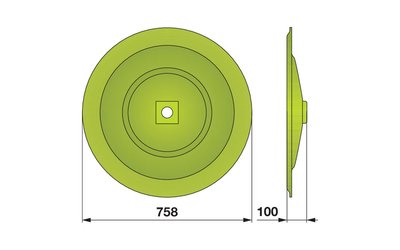 Kluzný talíř CLAAS 904541.2 - 