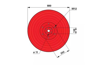 Kluzný talíř DEUTZ FAHR 06567399 - 