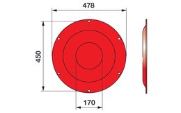 Opěrný talíř DEUTZ FAHR 06580805 