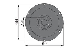 Opěrný talíř DEUTZ FAHR 06586949 