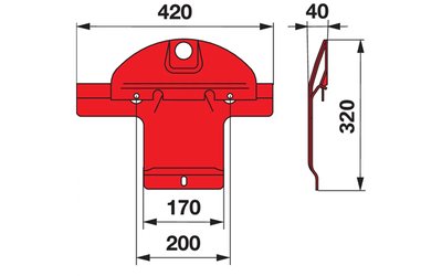 Splaz asymetrický PÖTTINGER 2404.17.040.0 - 