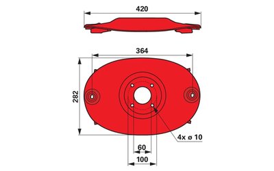 Žací disk PÖTTINGER 397.60.150.2 - 