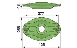 Žací disk KRONE 253530.2