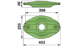 Žací disk KRONE 253531.2