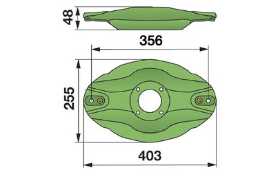 Žací disk KRONE 253531.2 - 