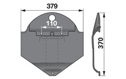 Splaz středový DEUTZ FAHR VN18613484