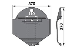 Splaz pravý DEUTZ FAHR VNB1361686