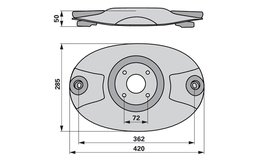 Žací disk PÖTTINGER 377.60.150.0