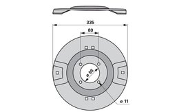 Žací disk VICON-PZ 5513300094