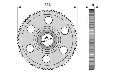 Ozubené kolo 66 z 2530300 - 